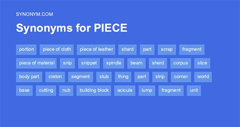 piece synonym